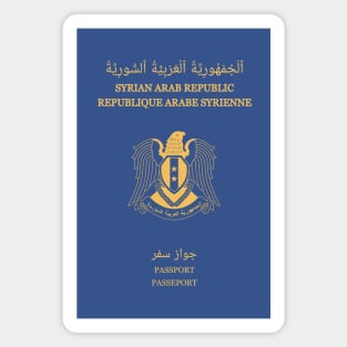 Syria passport Magnet